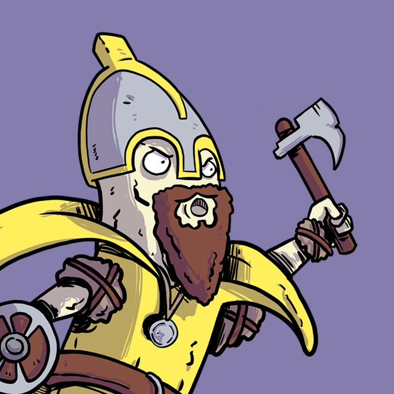 midshot of the Impulse Banana character design